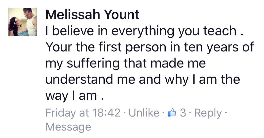 Client testimonial