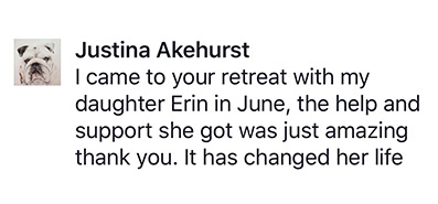Client testimonial
