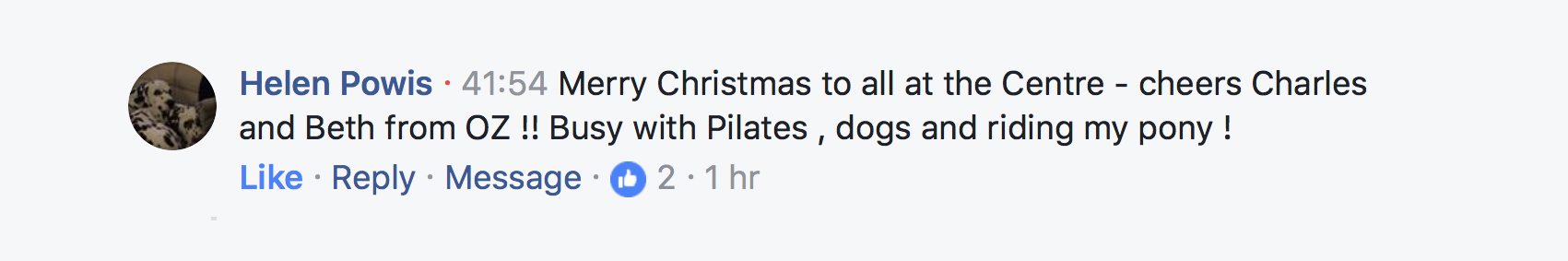 Client testimonial