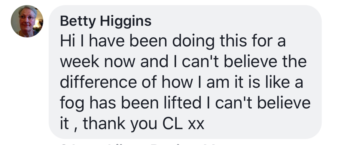 Client testimonial